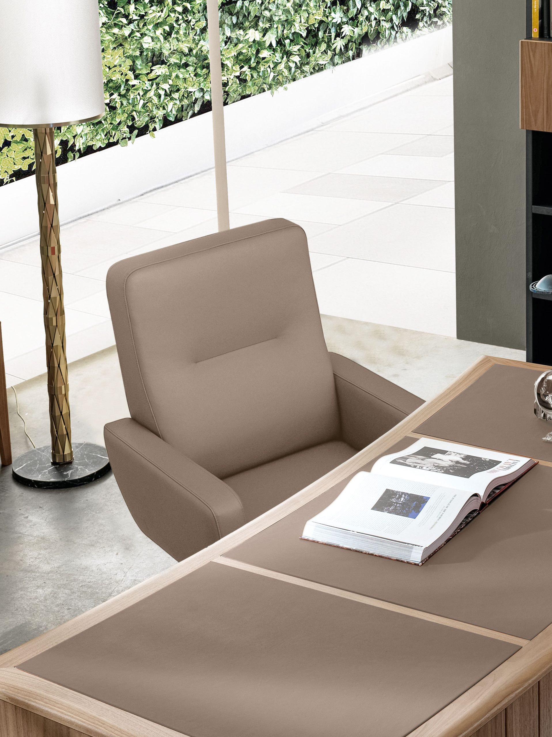 Gotham swivel armchair